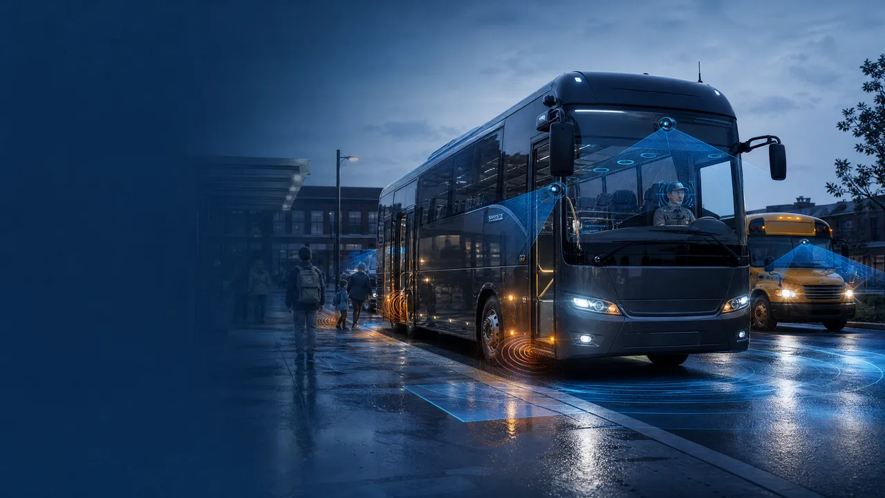 Passenger & School Bus Monitoring — YUNTOR application scenario